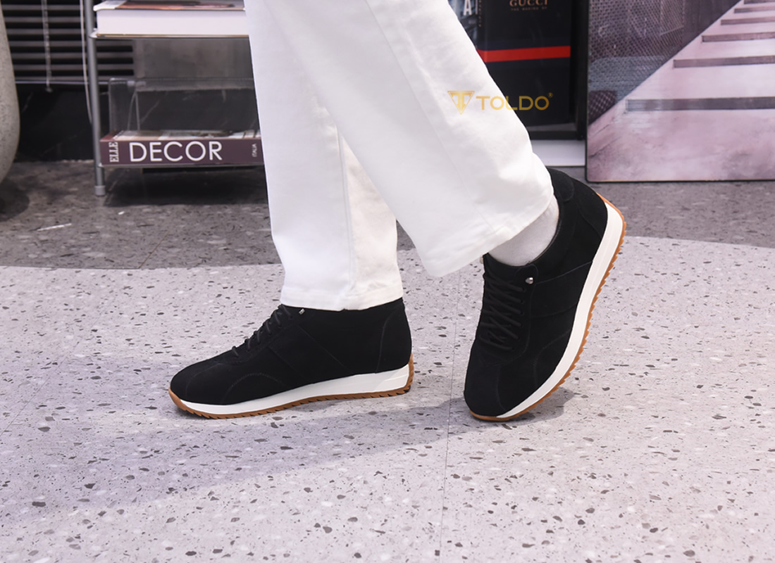 Giày cao 8cm da lộn 5